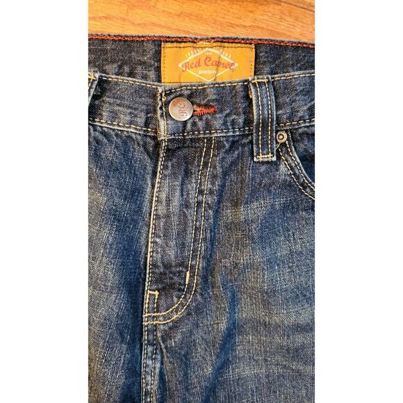 Red Camel Jeans Mens Actual 32x29 Blue Medium Wash Straight Leg - Picture 5 of 15